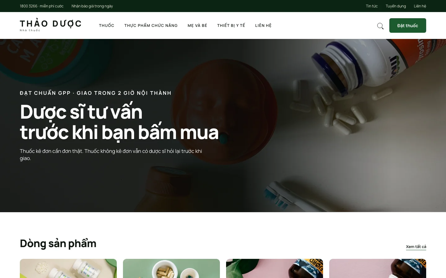 Ảnh xem trước giao diện THẢO DƯỢC