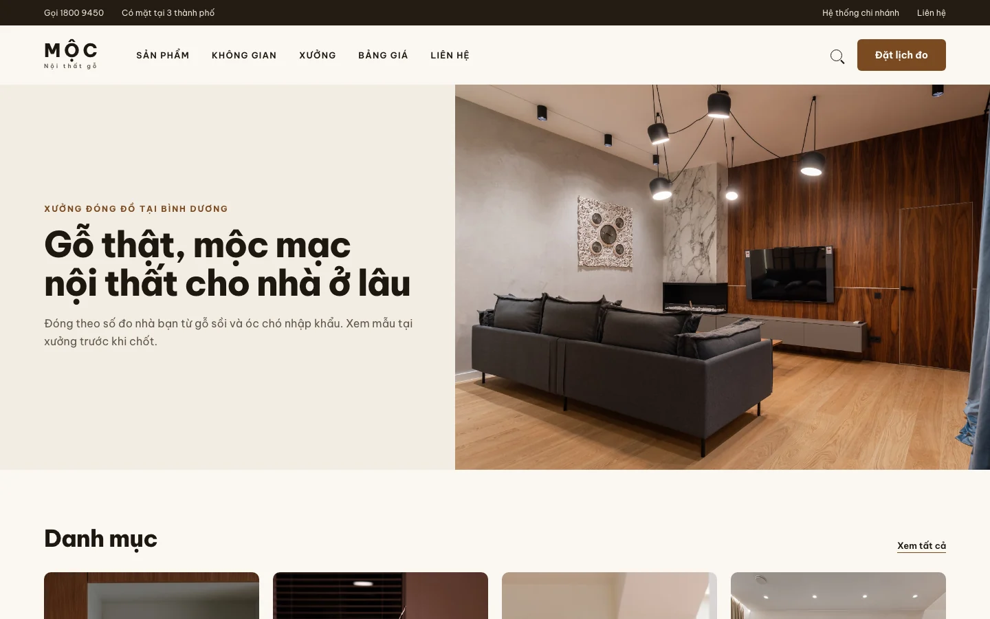 Ảnh xem trước giao diện MỘC
