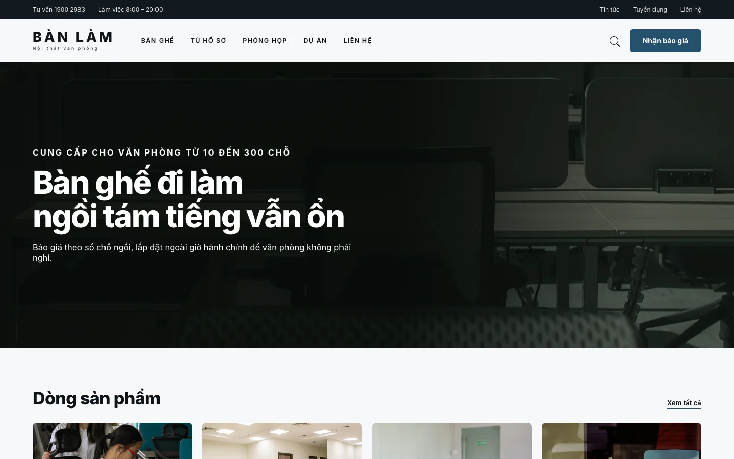 Ảnh xem trước giao diện BÀN LÀM