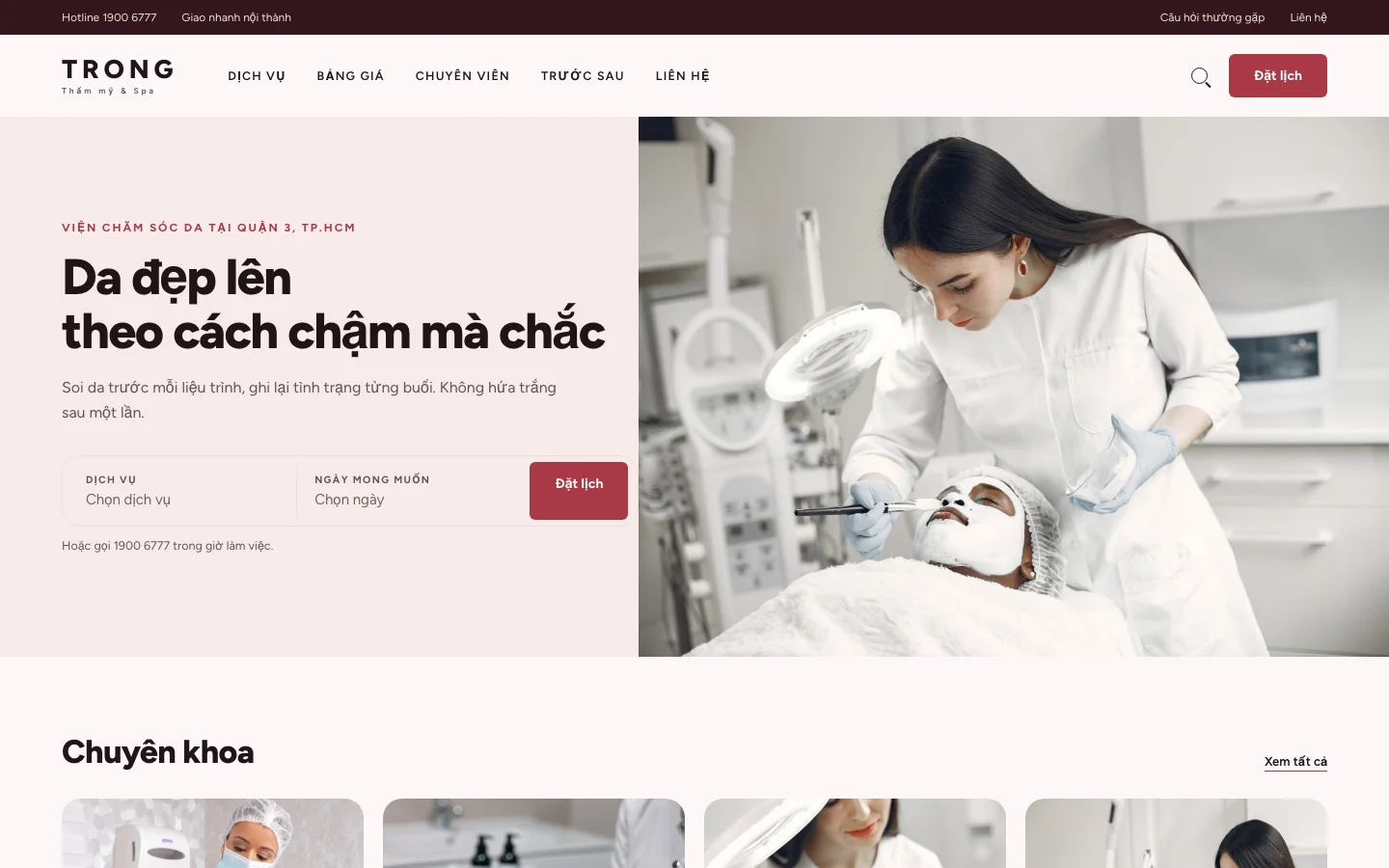 Ảnh xem trước giao diện TRONG