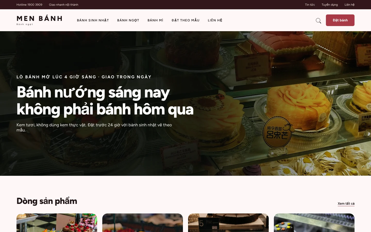 Ảnh xem trước giao diện MEN BÁNH