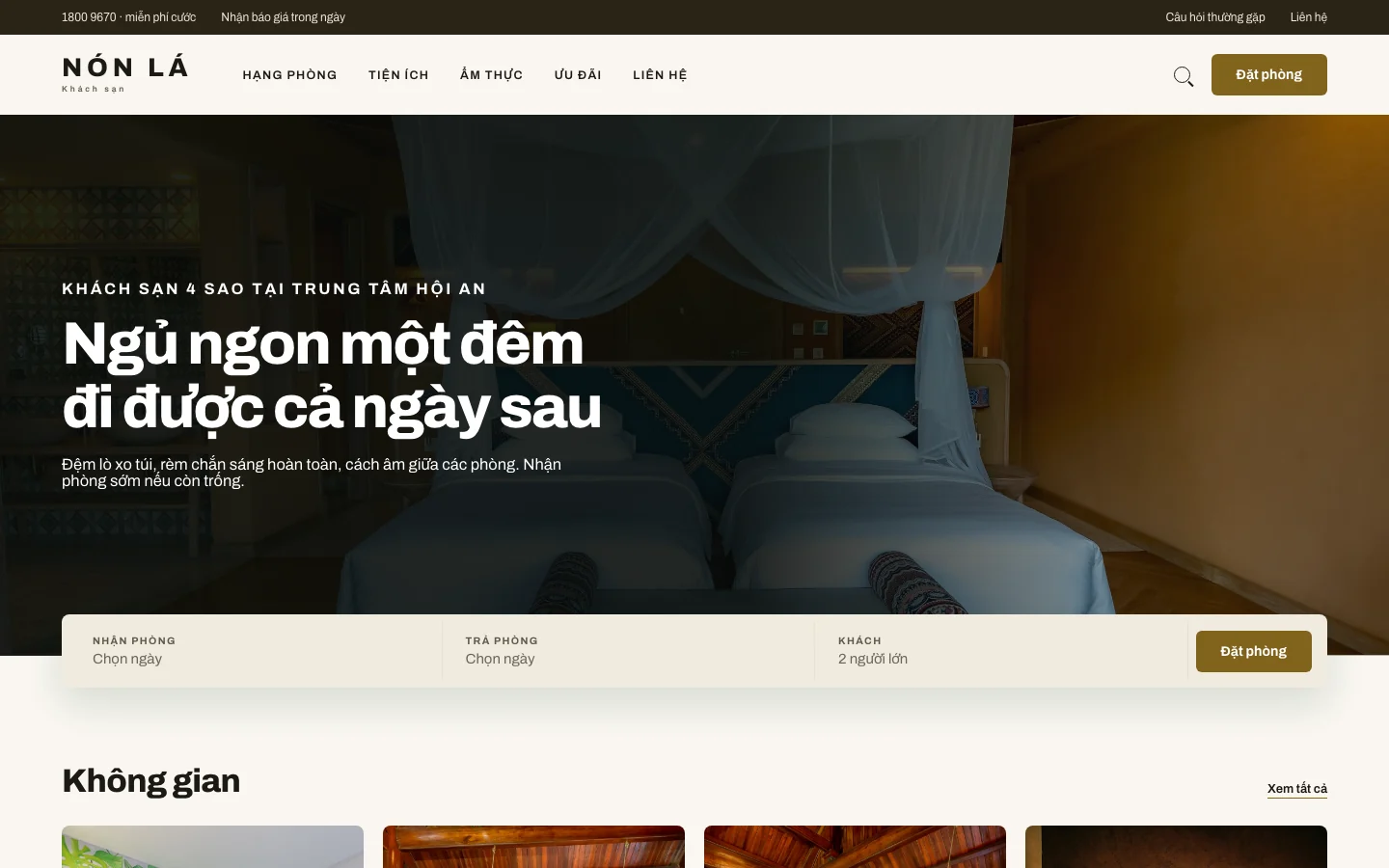 Ảnh xem trước giao diện NÓN LÁ