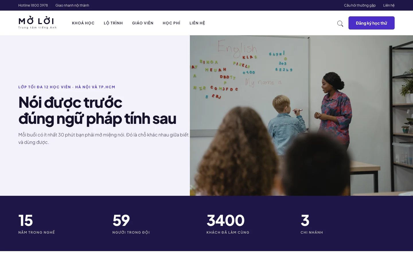 Ảnh xem trước giao diện MỞ LỜI