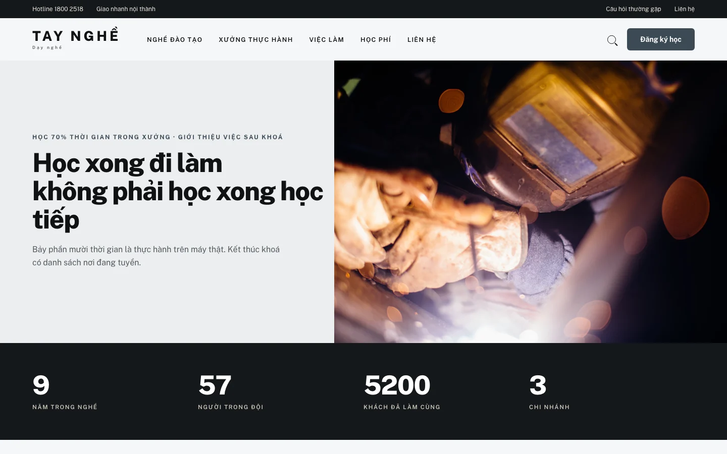 Ảnh xem trước giao diện TAY NGHỀ