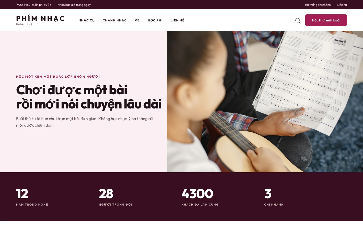 Ảnh xem trước giao diện PHÍM NHẠC