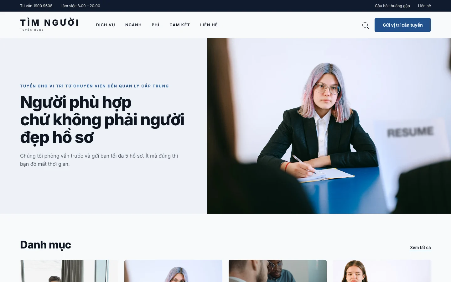 Ảnh xem trước giao diện TÌM NGƯỜI