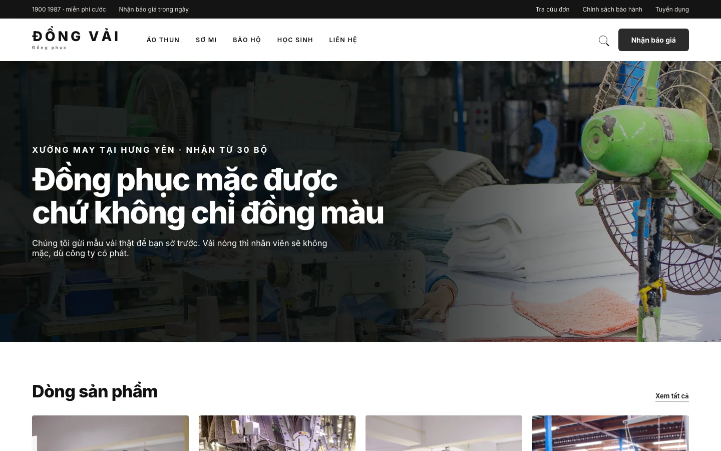 Ảnh xem trước giao diện ĐỒNG VẢI