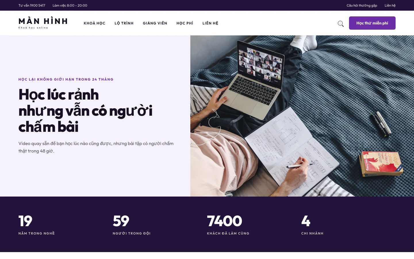 Ảnh xem trước giao diện MÀN HÌNH