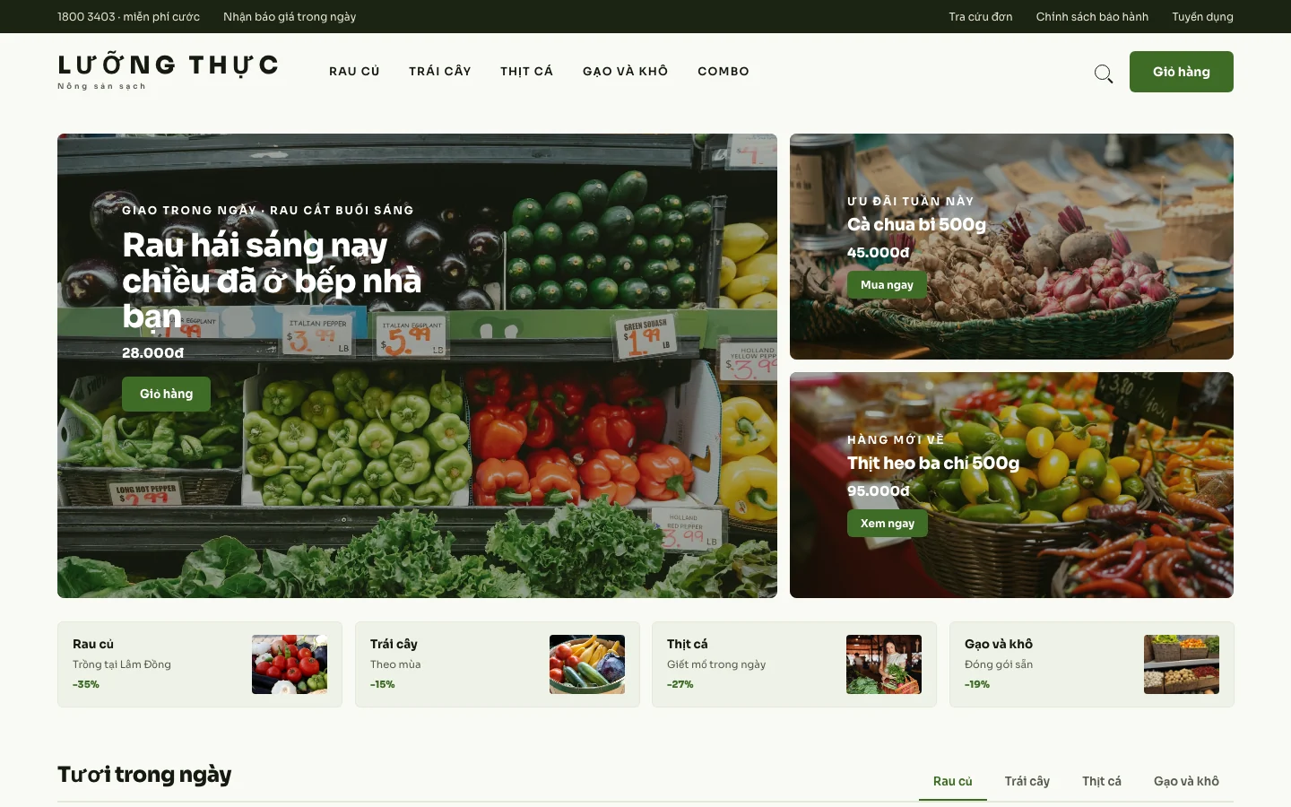 Ảnh xem trước giao diện LƯỠNG THỰC