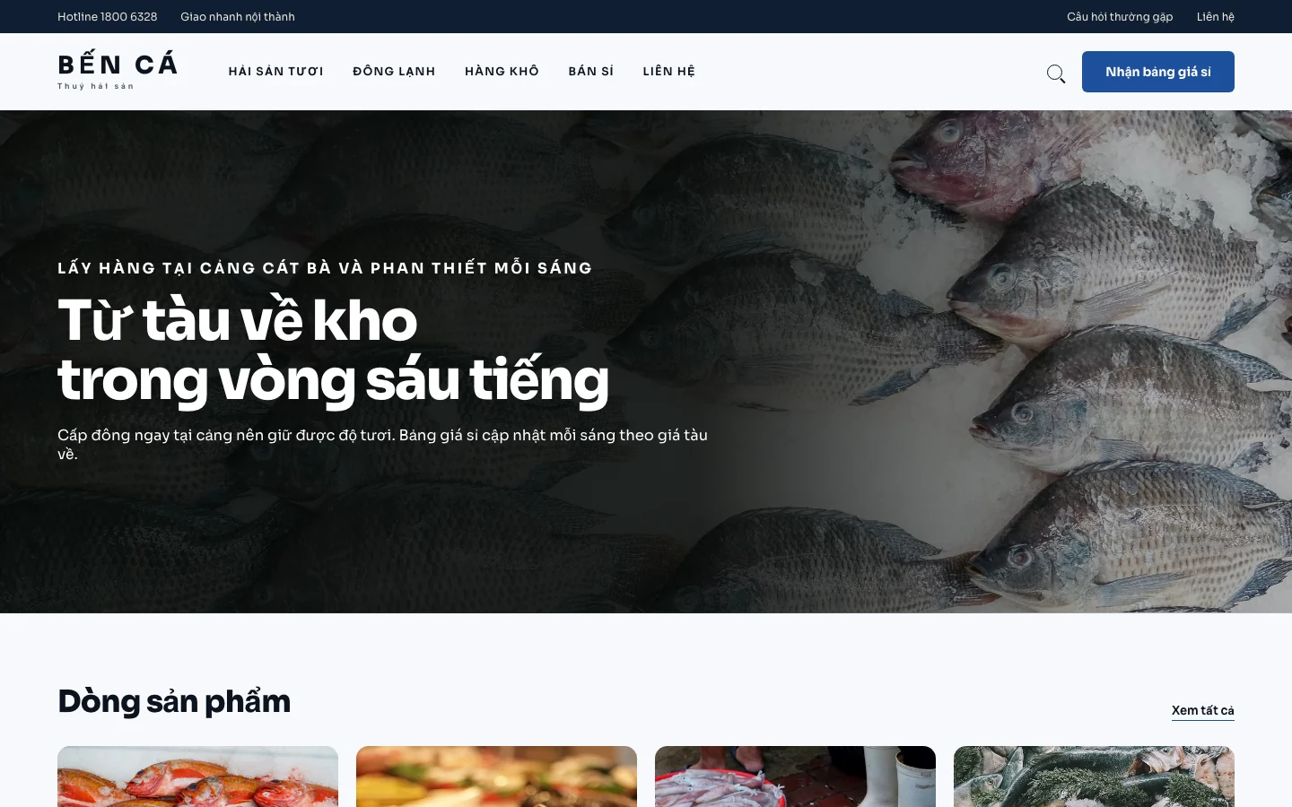 Ảnh xem trước giao diện BẾN CÁ
