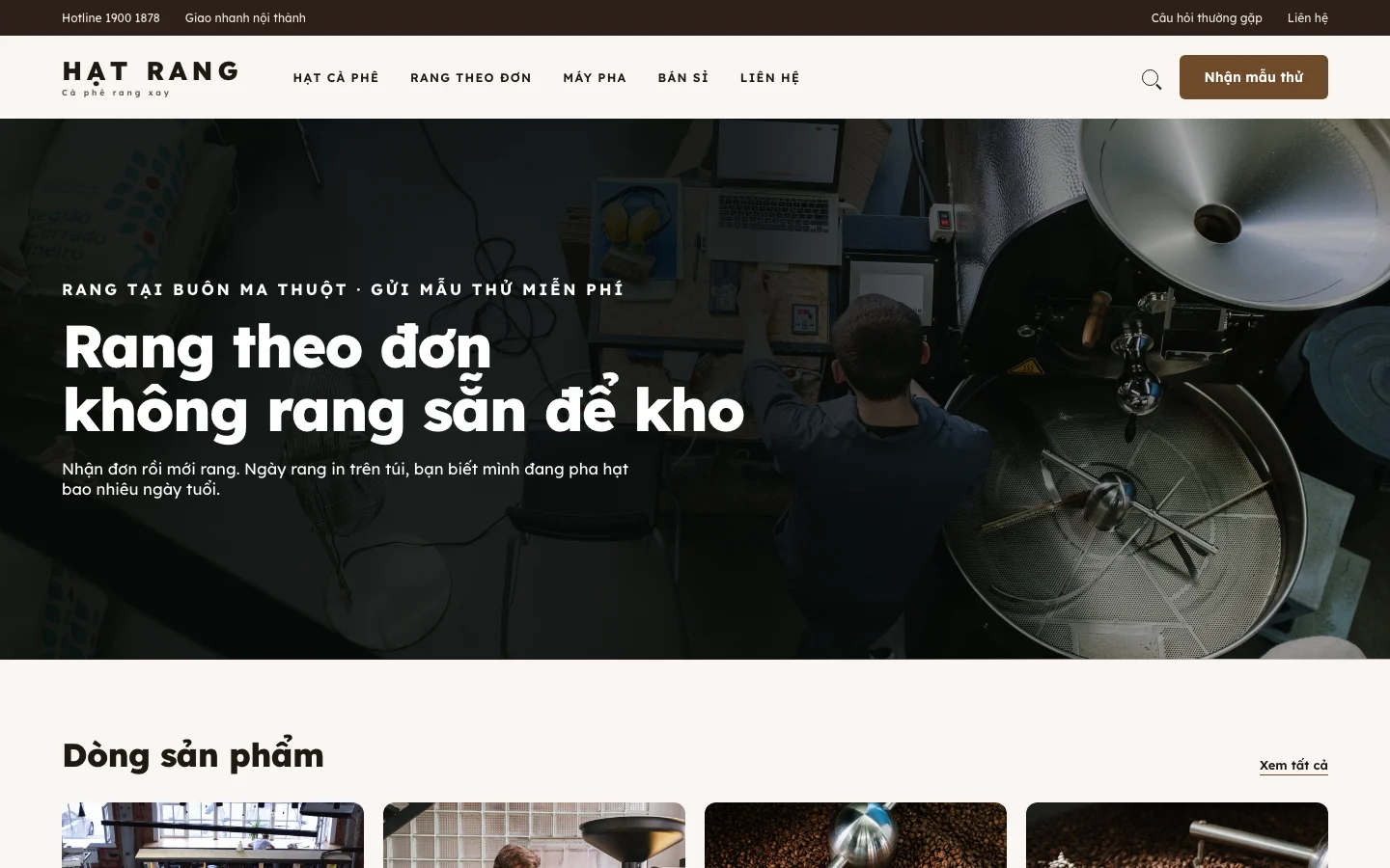 Ảnh xem trước giao diện HẠT RANG
